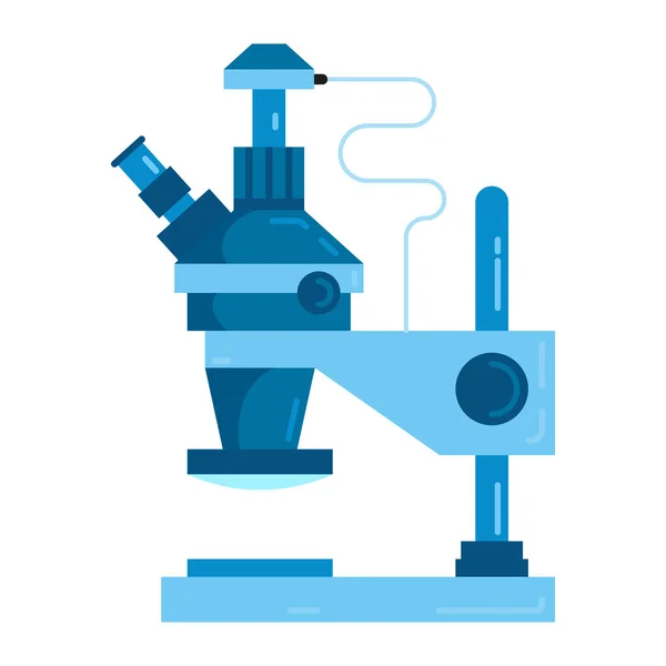 Dijital Mikroskop Tıbbi Bileşimi — Stok Vektör