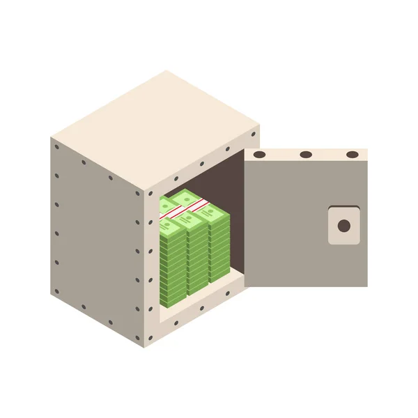 盒装货币组合 — 图库矢量图片