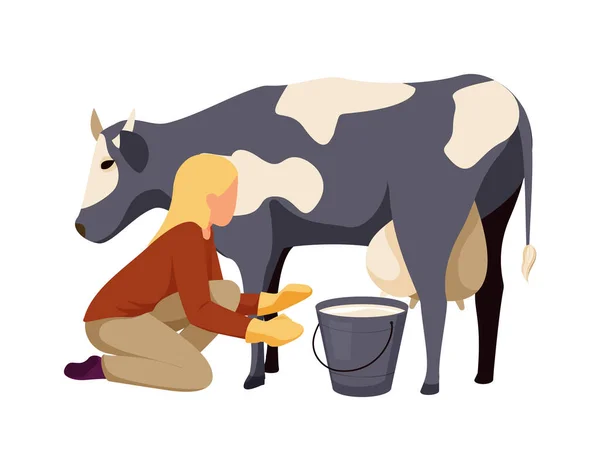 Boerderij platte pictogram — Stockvector