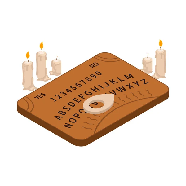 Ouija Board Ilustración — Vector de stock