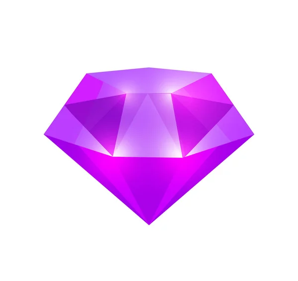 Crystal Diamond Icon — Stockový vektor