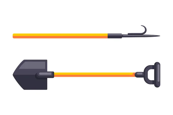 Ferramentas para bombeiros Ilustração — Vetor de Stock