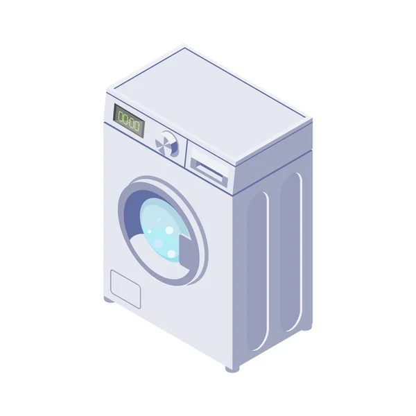 Pictogram wasmachine — Stockvector