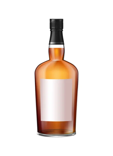 Illustration de bouteille de whisky — Image vectorielle