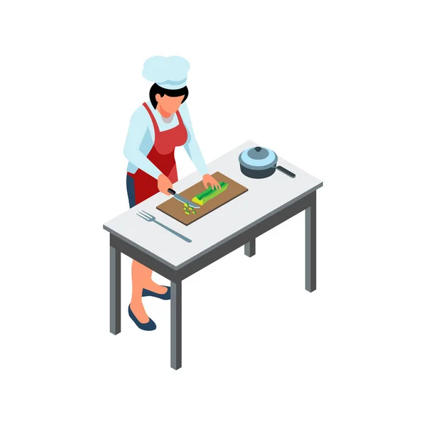 Isometric Cook Icon — стоковий вектор