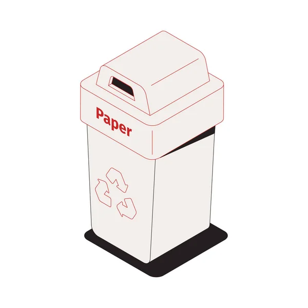 Ordinazione Icona della spazzatura — Vettoriale Stock
