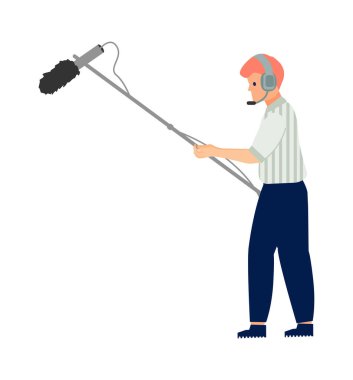 Boom Operator İllüstrasyonu