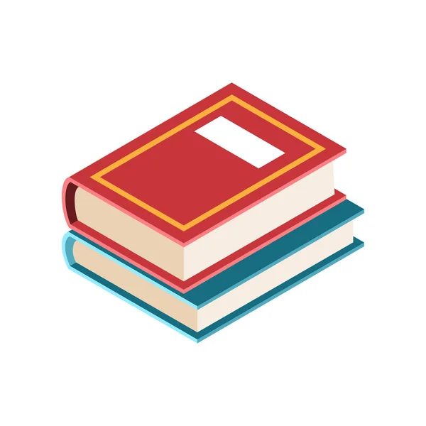 Libros Icono isométrico — Vector de stock