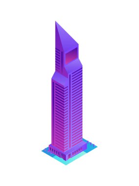 Gökdelen Isometric Simgesi
