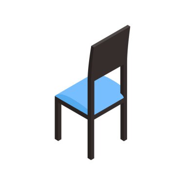 Isometric Sandalye İllüstrasyonu