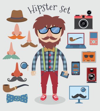 hipster çocuk seti