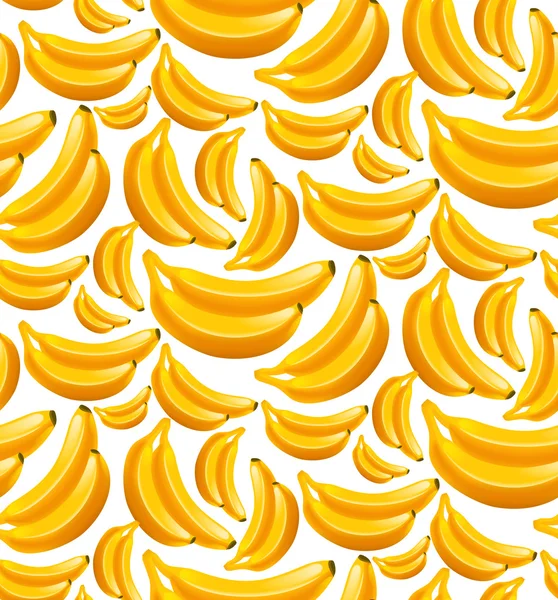 바나나의 완벽 한 패턴 — 스톡 벡터