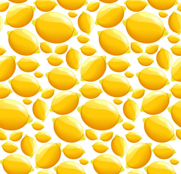 Modèle sans couture citron — Image vectorielle