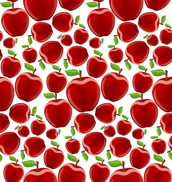 Modèle sans couture Apple — Image vectorielle