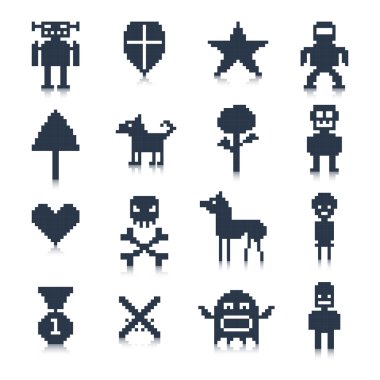 Game Pixel Characters clipart