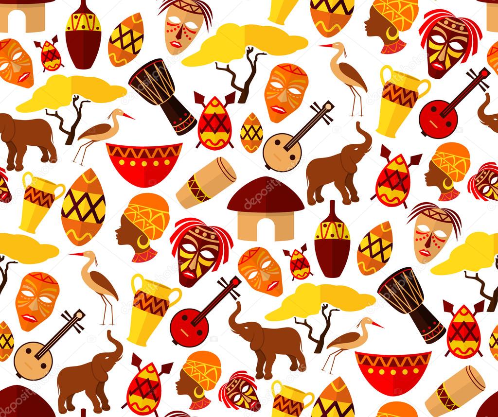 Africa seamless pattern