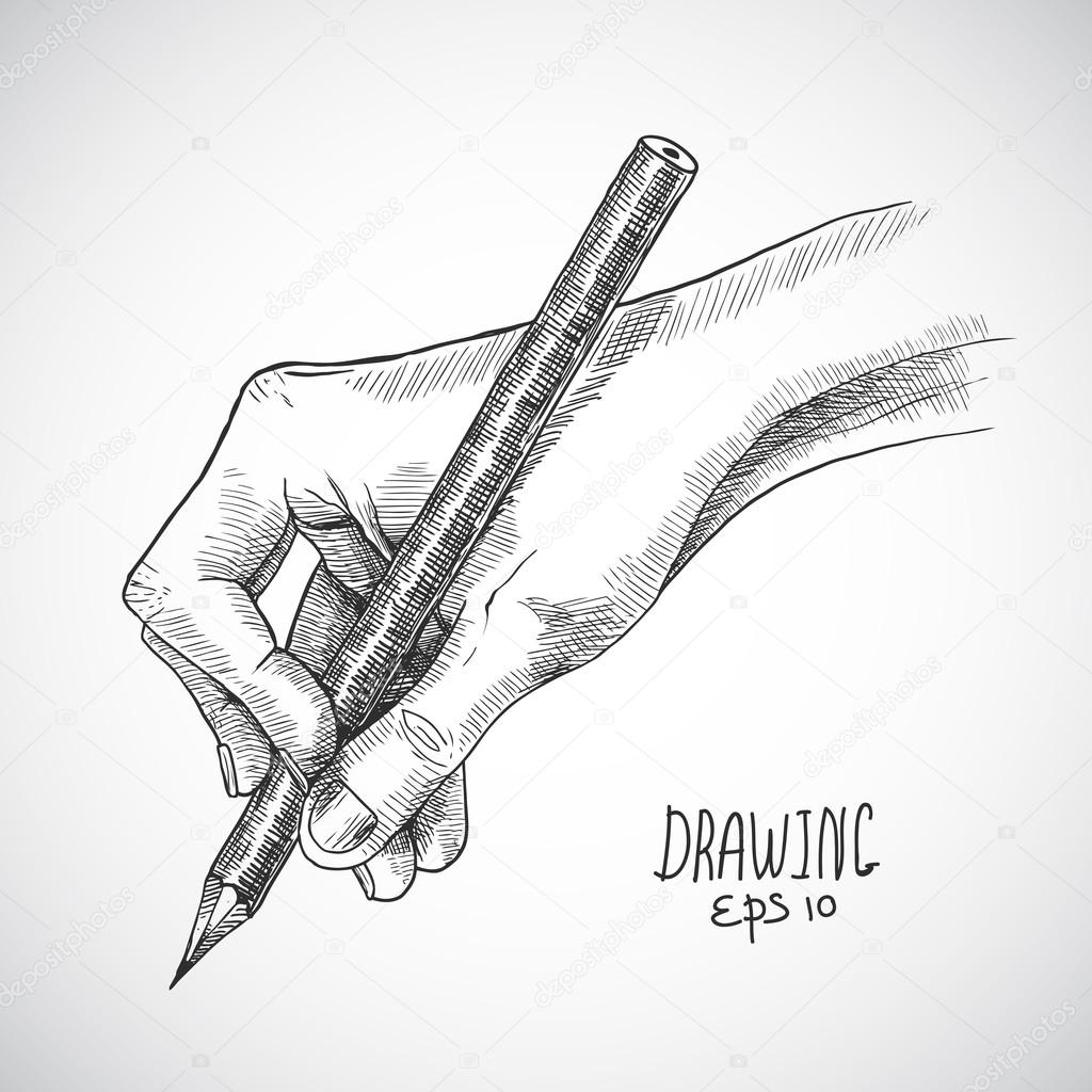 Sketch hand pencil