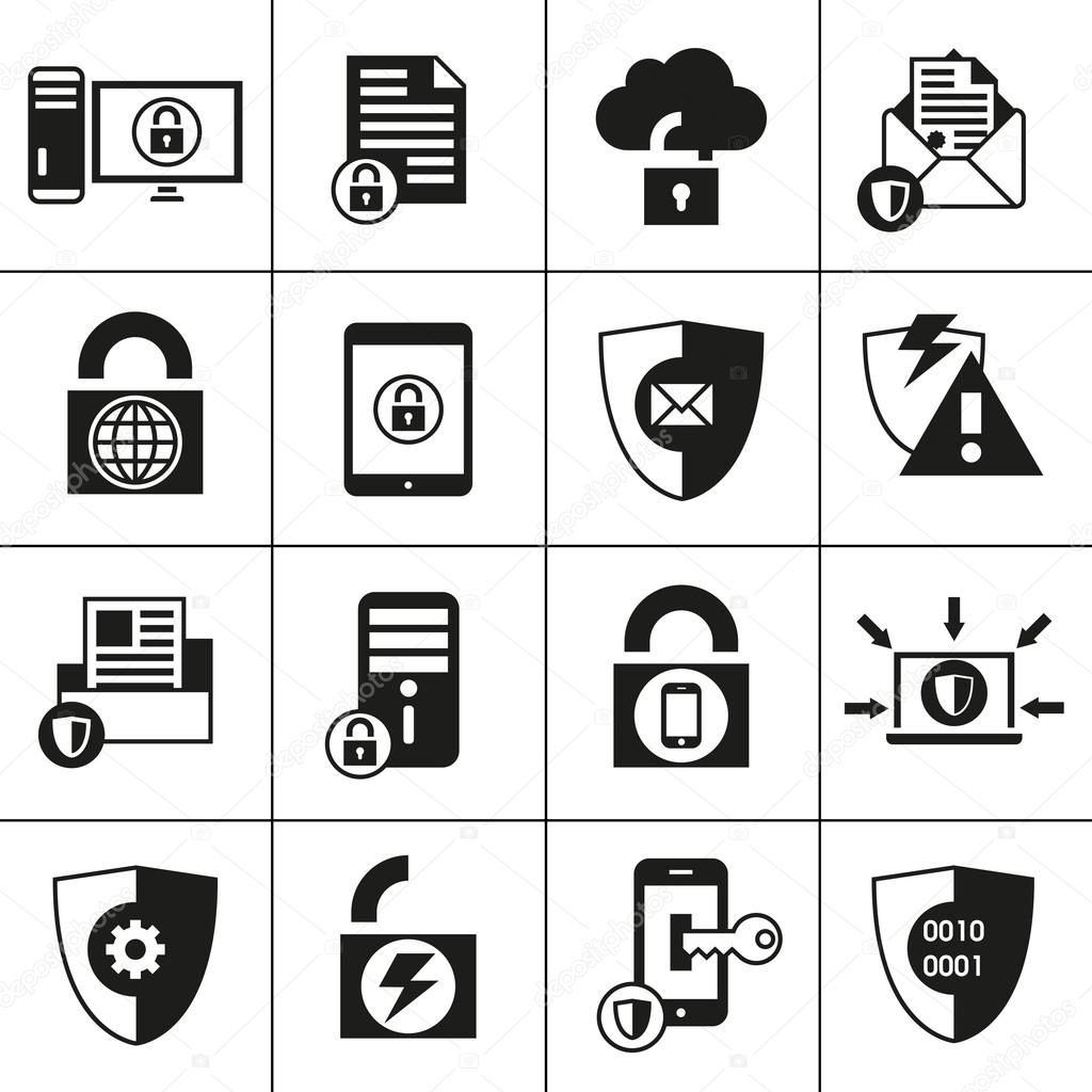 Data Protection Security Icons