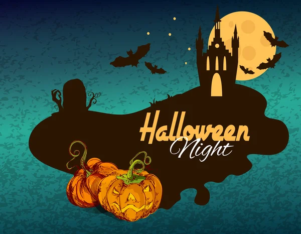 Fondo de color Halloween — Archivo Imágenes Vectoriales