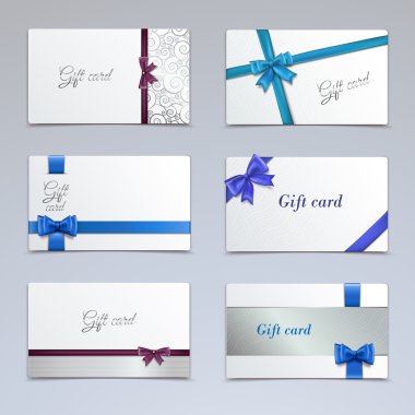 Gift cards set