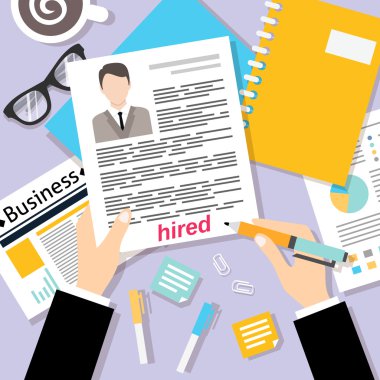iş cv arka plan