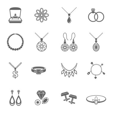 Jewelry icon black