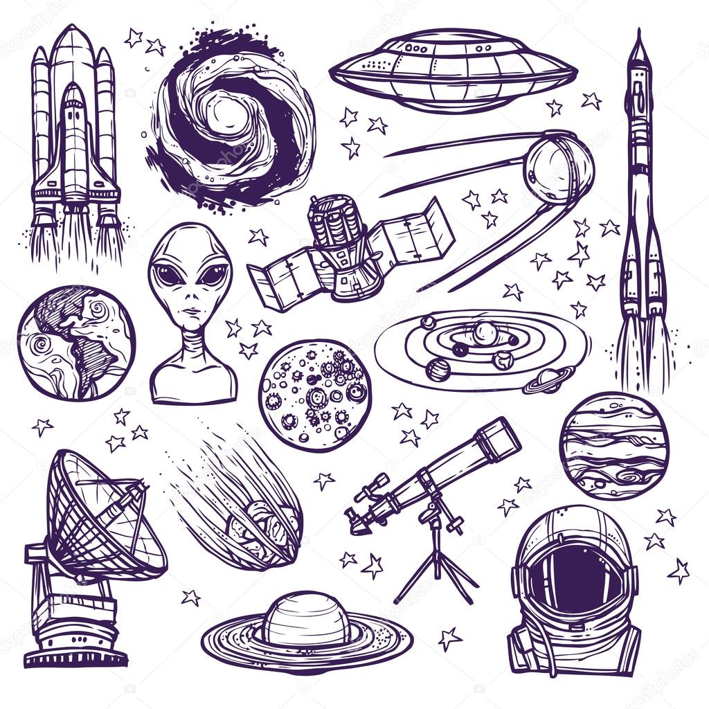 Space sketch set