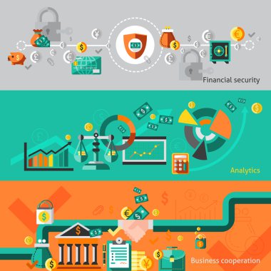 Finans afiş kümesi