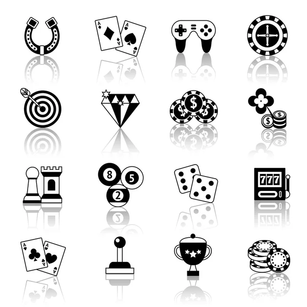 Spel iconen set — Stockvector