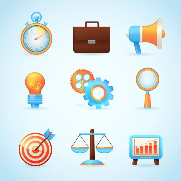 SEO internet marketing icons — Stock Vector