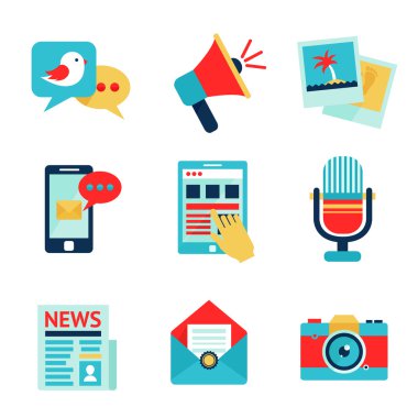 Medya Icon set