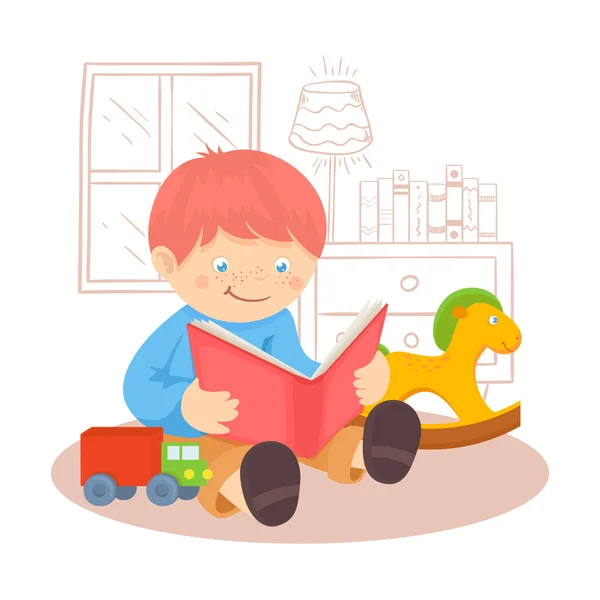 Niño leyendo libro en dibujos animados de la lámpara imágenes de stock de arte vectorial | Depositphotos Niño leyendo libro en dibujos animados de la lámpara imágenes de stock de arte vectorial | Depositphotos