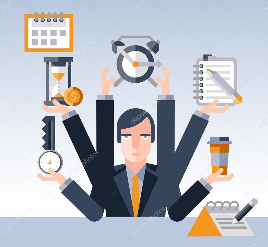 Time management businessman