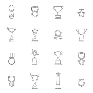 Anahat kupa Icons Set