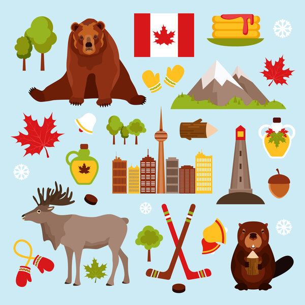 Canada decorative set