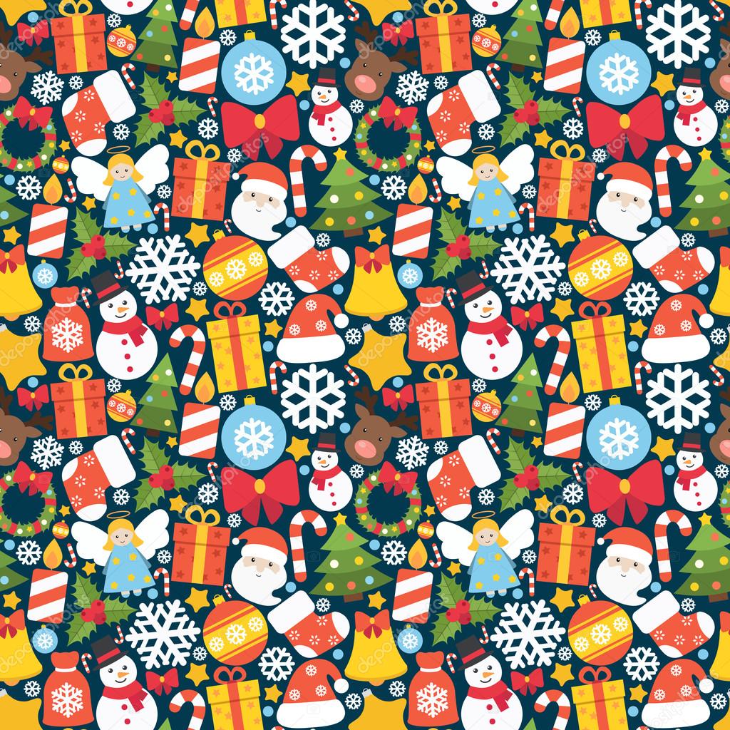 Christmas seamless pattern