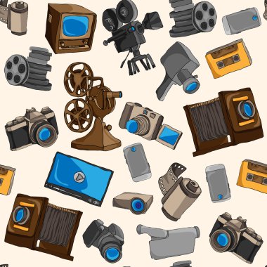 Fotoğraf video seamless modeli