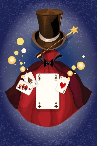 Goochelaar gekleurde achtergrond — Stockvector