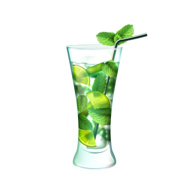 Mojito kokteyl gerçekçi
