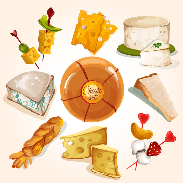 Cheese sketch collection