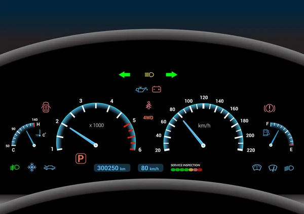 Car dashboard background — Stock Vector