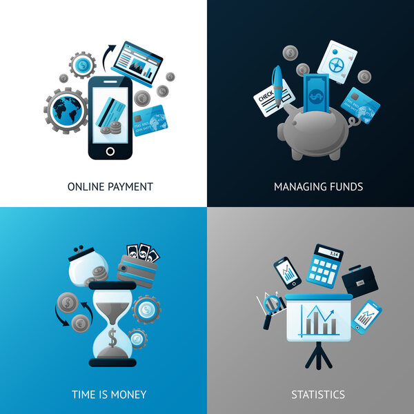 Банковский плоский набор