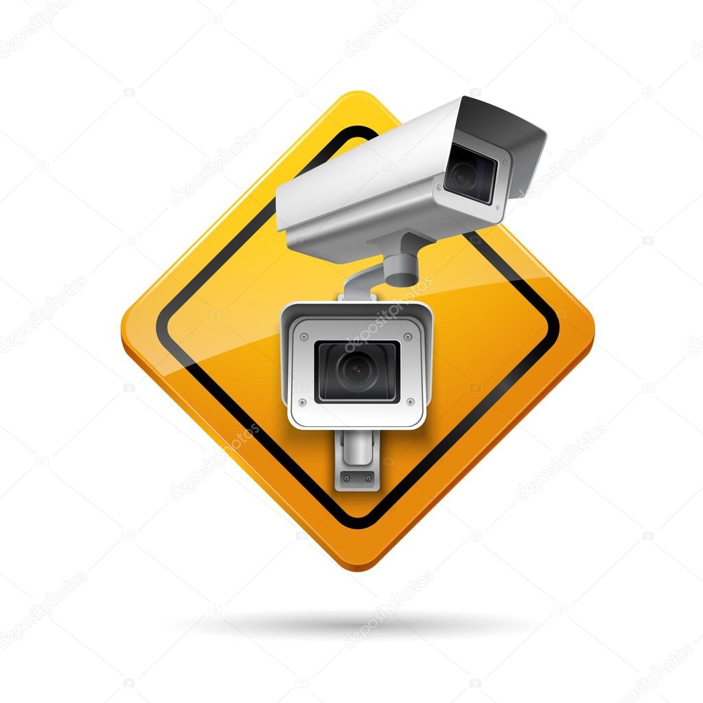 Video surveillance sign