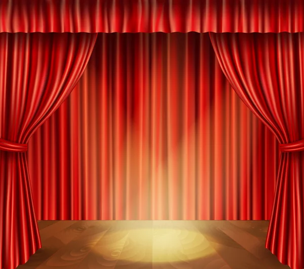 Theater stage background — Stock Vector