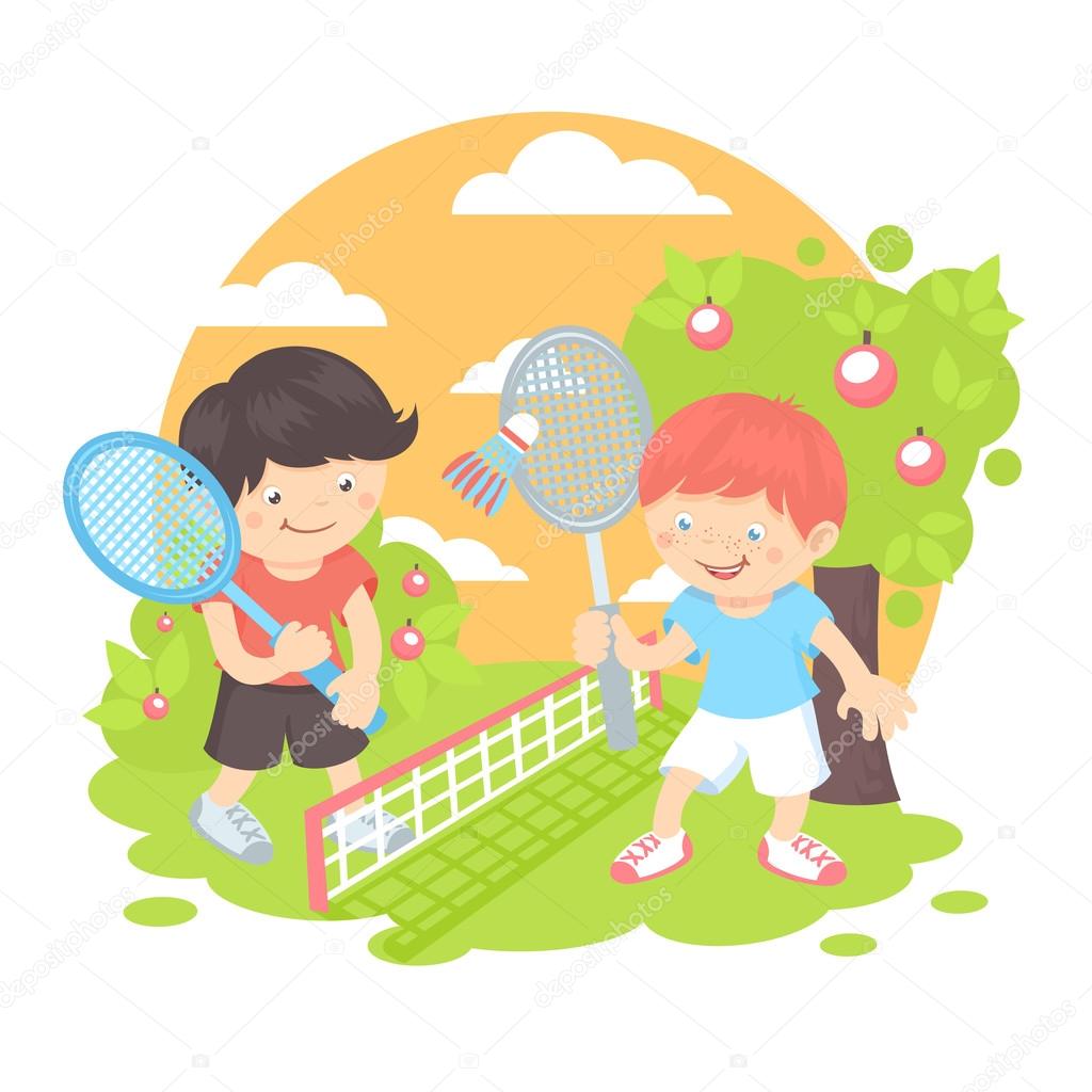 Badminton poster Vector Art Stock Images | Depositphotos