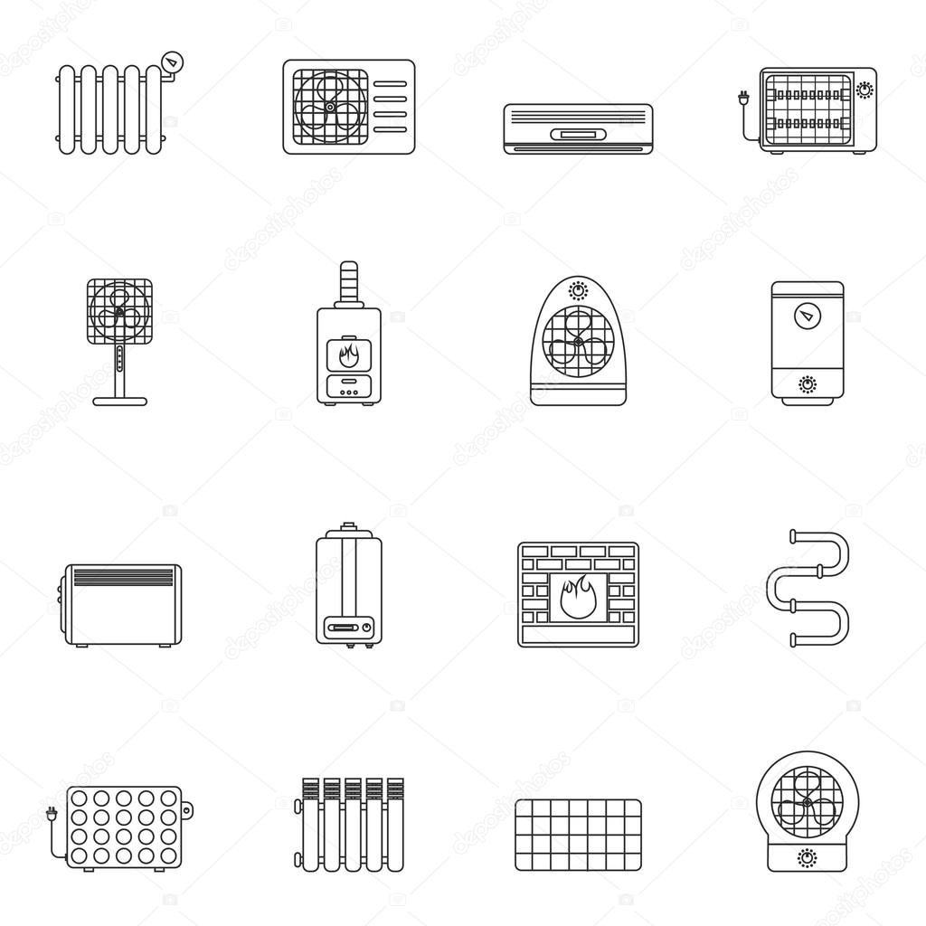 Heating and cooling outline