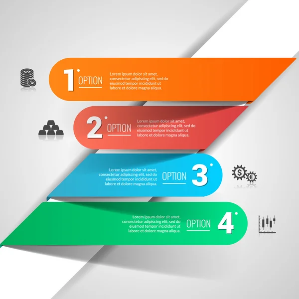 Infografica sul finanziamento monetario — Vettoriale Stock