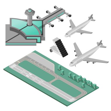 Havaalanı Icons set