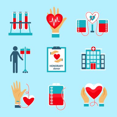 Donör Icons Set