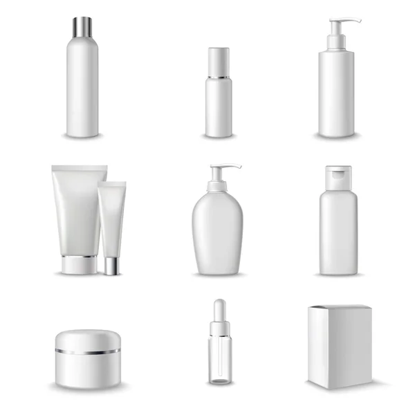 Cosmetica pakketten Set — Stockvector